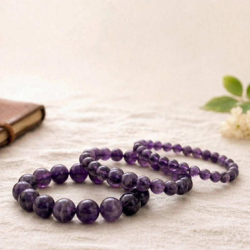 Reiki-Charged Amethyst Bracelet