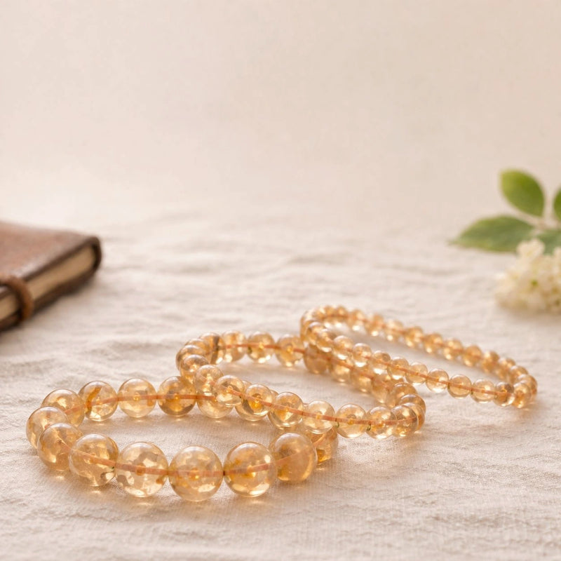 Polished Citrine Bracelet