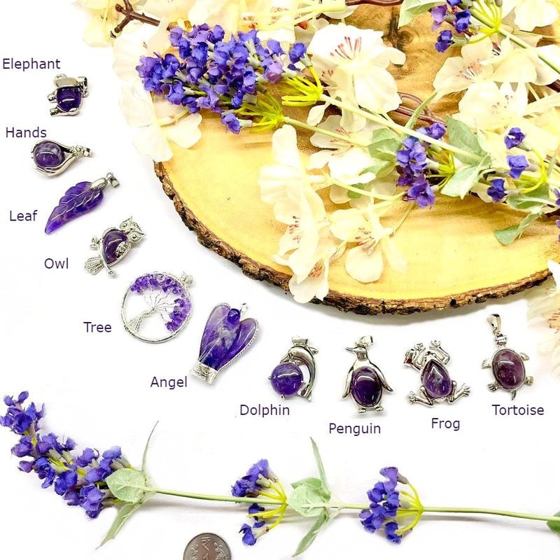 Hand-Picked Amethyst Pendant
