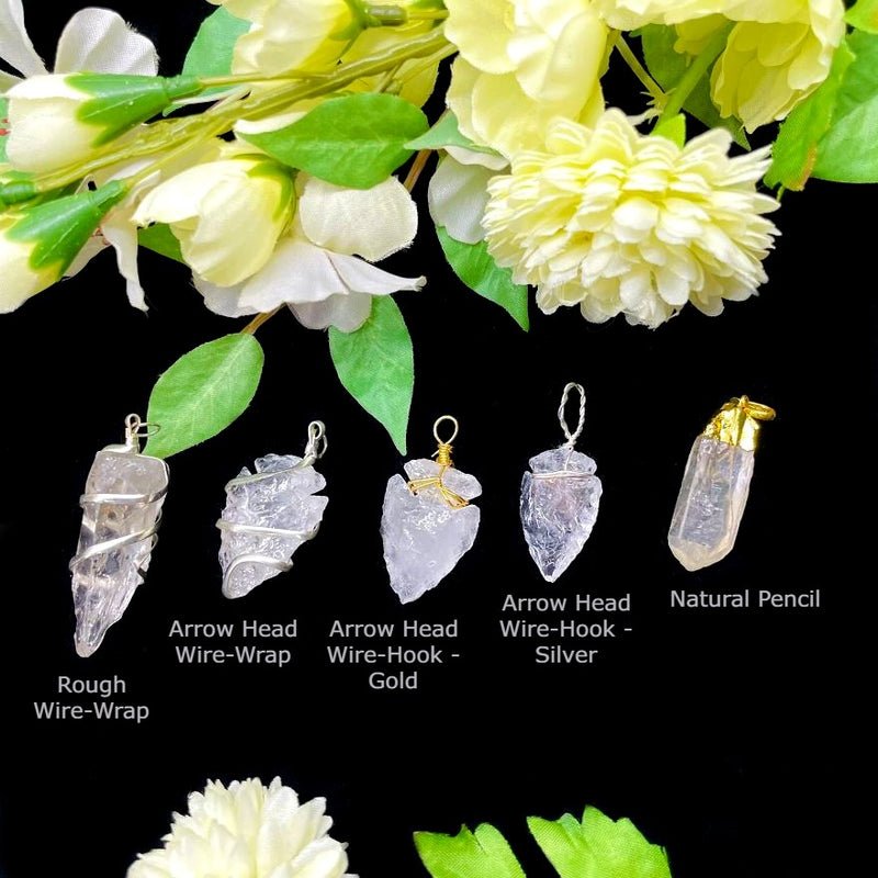 Genuine Clear Quartz Pendant