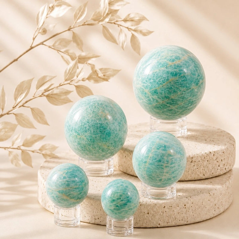 Amazonite Spheres