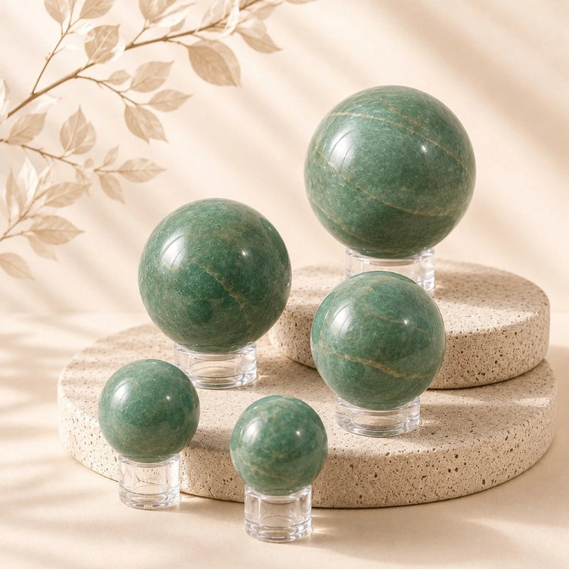 Green Aventurine Spheres main