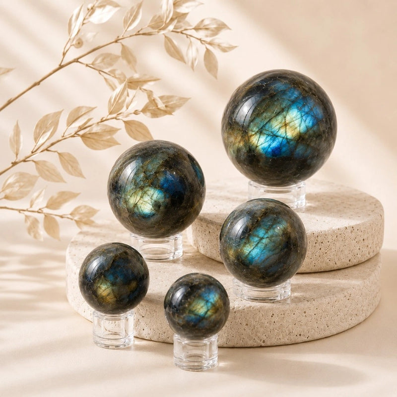 Labradorite Spheres