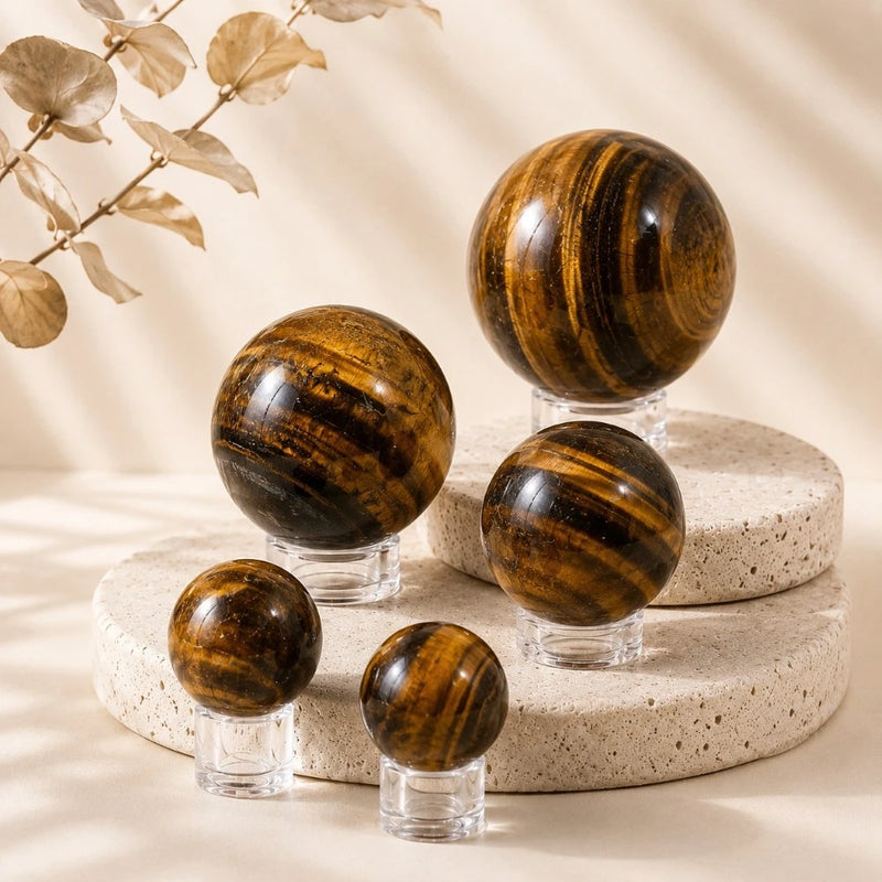 Tiger Eye Spheres