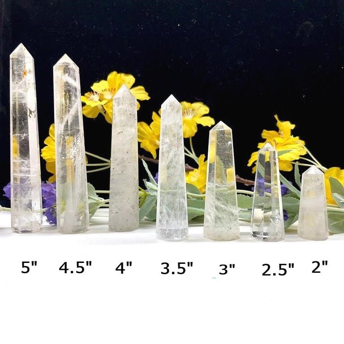 Ethically Sourced Clear Quartz Tower