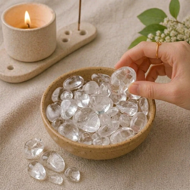 Clear Quartz Tumbled Stone